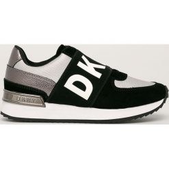 Dkny - Buty. Czarne buty sportowe damskie DKNY, ze skóry. W wyprzedaży za 429,90 zł.