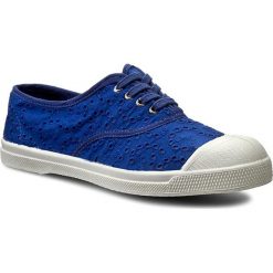 Trampki BENSIMON - Tennis T6 F15004C24705 Blue Vif 0536. Niebieskie półbuty damskie Bensimon, bez wzorów, z gumy, bez zapięcia. W wyprzedaży za 179,00 zł.