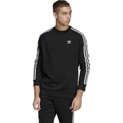 MĘSKA BLUZA ADIDAS ORIGINALS 3-STRIPES CREW (L). Żółte bluzy męskie Adidas, m, bez wzorów, z bawełny, klasyczne, bez kołnierzyka, bez rękawów, bez kaptura. W wyprzedaży za 159,00 zł.