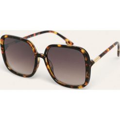 Answear - Okulary. Pomarańczowe okulary przeciwsłoneczne damskie ANSWEAR. Za 49,90 zł.