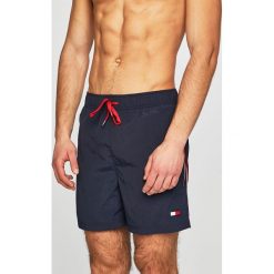 Tommy Hilfiger - Kąpielówki. Żółte kąpielówki męskie TOMMY HILFIGER, xl, z nadrukiem, z poliesteru. Za 229,90 zł.