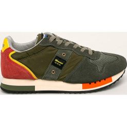 Blauer - Buty. Niebieskie sneakersy męskie Blauer, z okrągłym noskiem, na sznurówki. Za 529,90 zł.