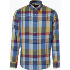 Gant - Koszula męska, niebieski. Niebieskie koszule męskie GANT, xl, w kratkę, z bawełny, button down, bez rękawów. Za 449,95 zł.