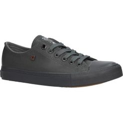 Szare trampki sznurowane Big Star BB274743. Szare trampki i tenisówki damskie BIG STAR, bez wzorów, na sznurówki. Za 79,99 zł.