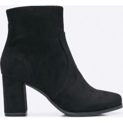 Tamaris - Botki. Czarne botki damskie skórzane marki Tamaris. W wyprzedaży za 219,90 zł.