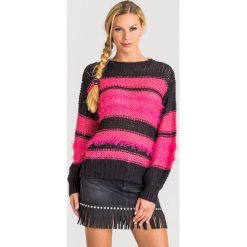 SWETER Armani Exchange. Czarne swetry damskie Armani Exchange, xs, bez wzorów, z dzianiny, bez rękawów, bez kaptura. Za 335,40 zł.