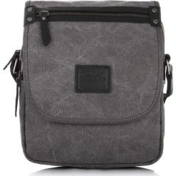 TORBA MĘSKA LISTONOSZKA NA RAMIE CANVAS+SKÓRA. Brązowe torby męskie skórzane producent niezdefiniowany, w paski, ze skóry, vintage, na ramię. Za 129,00 zł.