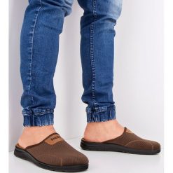 Kapcie męskie Inblu BG-26 Brązowe. Pomarańczowe kapcie męskie Inblu, z bawełny. Za 59,00 zł.