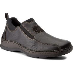 Półbuty RIEKER - 05363-00 Black. Czarne półbuty męskie Rieker, na co dzień, bez wzorów, ze skóry, bez zapięcia. W wyprzedaży za 199,00 zł.