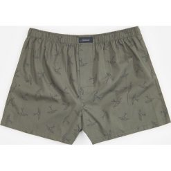 Bawełniane bokserki - Khaki. Brązowe bokserki męskie Reserved, z bawełny. W wyprzedaży za 19,99 zł.
