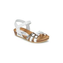 Sandały Dziecko Kickers BONAVISTA. Białe sandały dziewczęce marki Kickers. Za 230,30 zł.