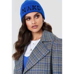 NA-KD Accessories Czapka NA-KD - Blue. Niebieskie czapki zimowe damskie NA-KD Accessories, z dzianiny. W wyprzedaży za 34,27 zł.
