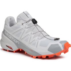 Buty SALOMON - Speedcross 5 408006 27 G0 Vapor Blue/Alloy/Cherry Tomato. Szare buty sportowe męskie Salomon, z tworzywa sztucznego, bez zapięcia, do biegania, salomon speedcross. Za 569,00 zł.
