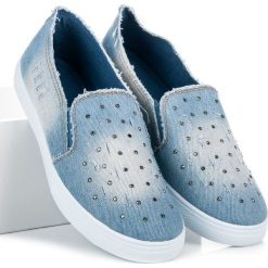 Trampki i tenisówki damskie: TRAMPKI SLIP ON DENIM