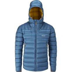 Kurtki sportowe męskie: RAB Męska Kurtka Puchowa Electron Jacket Niebieska r. S
