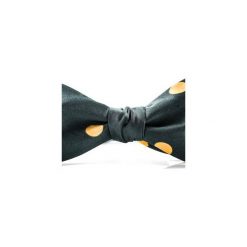 Mucha wiązana LANGREO. Zielone muszki męskie marki HisOutfit, bez wzorów, z materiału, wizytowe. Za 89,00 zł.