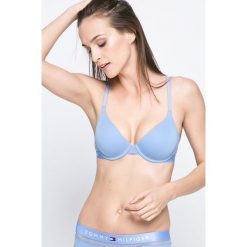 Tommy Hilfiger - Biustonosz. Szare biustonosze bardotka TOMMY HILFIGER, z haftami, z bawełny. Za 179,90 zł.