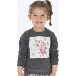 Mayoral - Bluza dziecięca 92-134 cm. Czerwone bluzy dziewczęce Mayoral, z aplikacjami, z elastanu. W wyprzedaży za 59,90 zł.