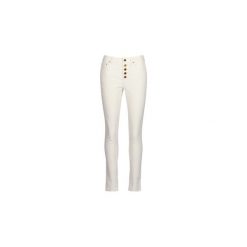 Spodnie z pięcioma kieszeniami MICHAEL Michael Kors BTTN FRNT HW SKINNY. Brązowe spodnie damskie marki MICHAEL Michael Kors. Za 583,20 zł.
