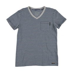 T-shirty chłopięce: Koszulka w kolorze niebiesko-szarym