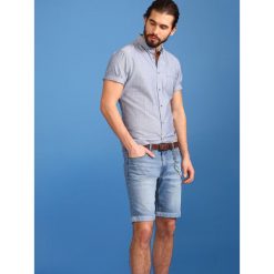 Koszule męskie: KOSZULA KRÓTKI RĘKAW MĘSKA SLIM FIT