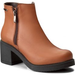 Buty zimowe damskie: Botki POLLONUS – 5875 Rudy Velvet