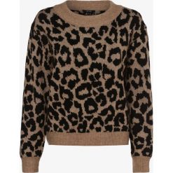 Opus - Sweter damski – Peopa, beżowy. Brązowe swetry damskie Opus, bez wzorów, z wełny, bez rękawów, bez kaptura. Za 229,95 zł.