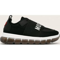 Love Moschino - Buty. Czarne buty sportowe damskie Love Moschino, bez wzorów, z gumy, sportowe. Za 929,90 zł.