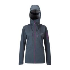Kurtki sportowe damskie: RAB Damska kurtka typu: Midweight Softshell EBONY (QFT-70-EB-10)