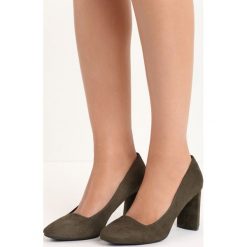 Buty ślubne damskie: Zielone Czółenka Forever You