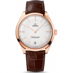 ZEGAREK OMEGA De Ville Trésor 432.53.40.21.02.002. Szare zegarki męskie marki OMEGA, złote. Za 47400,00 zł.