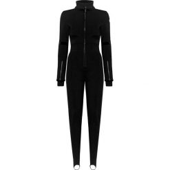Kombinezon FUSALP CEMA. Czarne kombinezony damskie Fusalp, bez wzorów, z polaru, eleganckie, bez kołnierzyka, bez rękawów. Za 4380,00 zł.