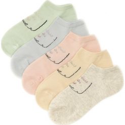 10-pack Mix Kolorów Skarpetki Velvet Violet. Szare skarpetki damskie Born2be, bez wzorów. Za 49,99 zł.
