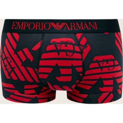 Emporio Armani - Bokserki. Szare bokserki męskie Emporio Armani, s, bez wzorów, z elastanu. W wyprzedaży za 129,90 zł.