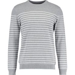 Swetry klasyczne męskie: Only & Sons ONSALEX STRIPED CREW NECK Sweter medium grey