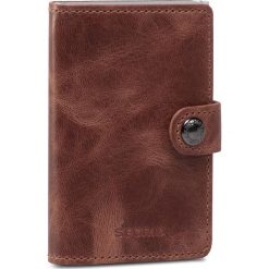 Mały Portfel Męski SECRID - Miniwallet M Brown. Pomarańczowe portfele męskie Secrid, bez wzorów, ze skóry. Za 229,00 zł.