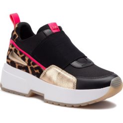 Sneakersy MICHAEL MICHAEL KORS - Cosmo Slip On 43T9CSFP5D Black Multi. Czarne półbuty damskie MICHAEL Michael Kors, ze skóry ekologicznej. Za 799,00 zł.