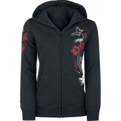 Full Volume by EMP Freaking Out Loud Bluza z kapturem rozpinana damska czarny. Czarne bluzy damskie z kapturem marki Full Volume by EMP, xl, z nadrukiem. Za 184,90 zł.