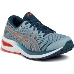 Buty ASICS - Gel-Cumulus 22 Gs 1014A148 Light Steel/Magnetic Blue 400. Niebieskie buty sportowe damskie Asics, bez wzorów, z tworzywa sztucznego, sportowe, do biegania. Za 299,00 zł.