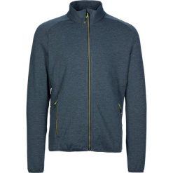 Kurtka polarowa w kolorze niebieskoszarym. Szare bluzy męskie m, z tkaniny. W wyprzedaży za 139,95 zł.