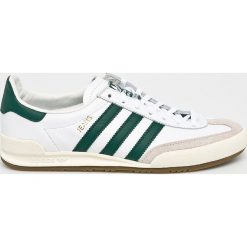 Adidas Originals - Buty Jeans. Białe buty sportowe męskie marki adidas Originals, z jeansu, na sznurówki. W wyprzedaży za 339,90 zł.