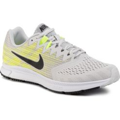 Buty NIKE - Zoom Span 2 908990 010 Vast Grey/Black/Volt. Szare buty sportowe męskie Nike, z tworzywa sztucznego, bez zapięcia, do biegania, nike zoom. W wyprzedaży za 259,00 zł.