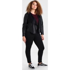 Bomberki damskie: Evans WATERFALL JACKET Kurtka ze skóry ekologicznej black