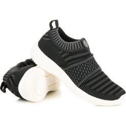 Wsuwane tekstylne trampki KYLIE czarne. Czarne tenisówki damskie KYLIE. Za 109,00 zł.