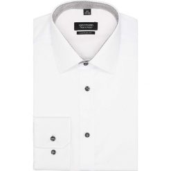 Koszula bexley 2617 długi rękaw custom fit biały. Białe koszule męskie marki Recman, m, bez wzorów, bez kołnierzyka, z długim rękawem. Za 89,99 zł.