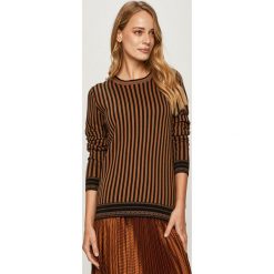 Scotch & Soda - Sweter. Czarne swetry damskie Scotch & Soda, s, bez wzorów, z bawełny, z długim rękawem, długie, bez kaptura. Za 389,90 zł.