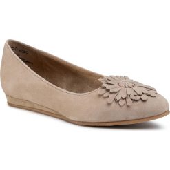 Półbuty TAMARIS - 1-22119-24 Taupe 341. Brązowe półbuty damskie Tamaris, na co dzień, bez wzorów, z zamszu, bez obcasa, bez zapięcia. Za 269,00 zł.
