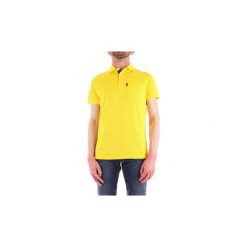 Koszulki polo z krótkim rękawem Barbour BAPOL0253. Żółte koszulki męskie Barbour, s, bez wzorów, polo, z krótkim rękawem, krótkie. Za 219,10 zł.