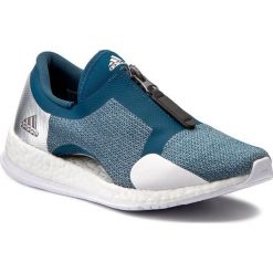 Buty adidas - PureBoost X Tr Zip S81033 Petnit/Silvmt/Ftwwht. Czarne buty do fitnessu damskie marki Adidas, z kauczuku. W wyprzedaży za 349,00 zł.