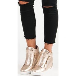 RAELYNN stylowe trampki sneakersy. Żółte trampki i tenisówki damskie marki Merg. Za 58,90 zł.